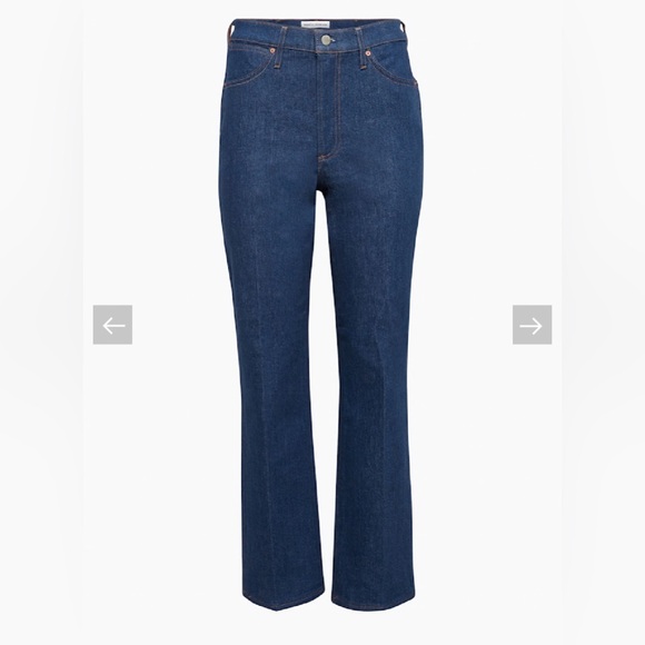 Denim Forum Dark Wash Cowgirl High Rise Boot 30L Bootcut Jeans- 31 - Picture 4 of 10